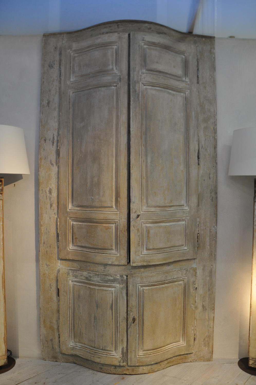 A pair of French 18th century doors with orig