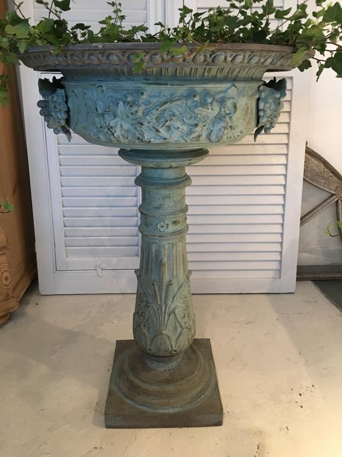 French 19th C cast iron fountain